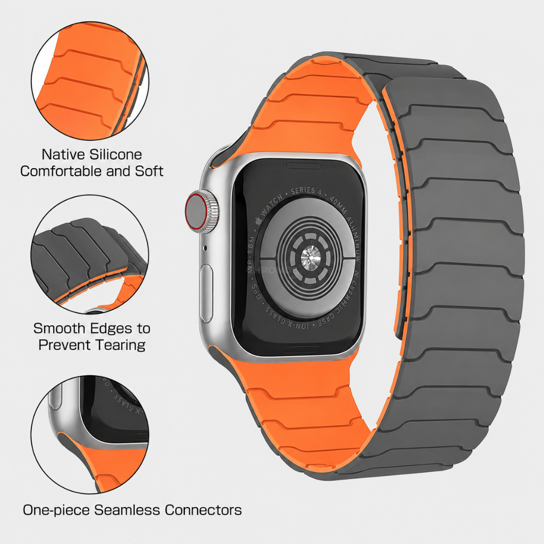 Fearless Silicone Magnetic Band For Apple Watch - Watch Band