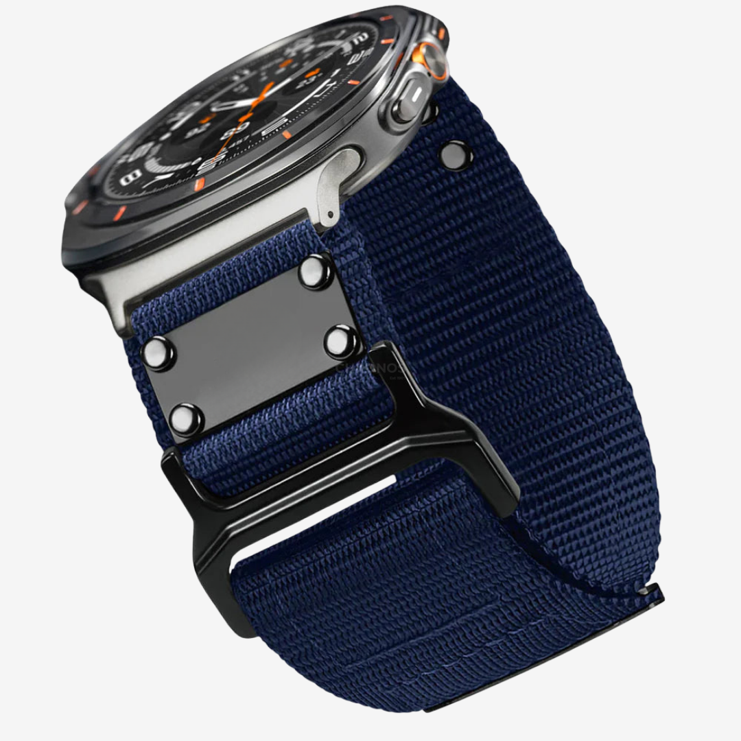 FREEDOM Nylon Band For Samsung Galaxy Watch - Blue / Galaxy Watch Ultra 47mm - Watch Band