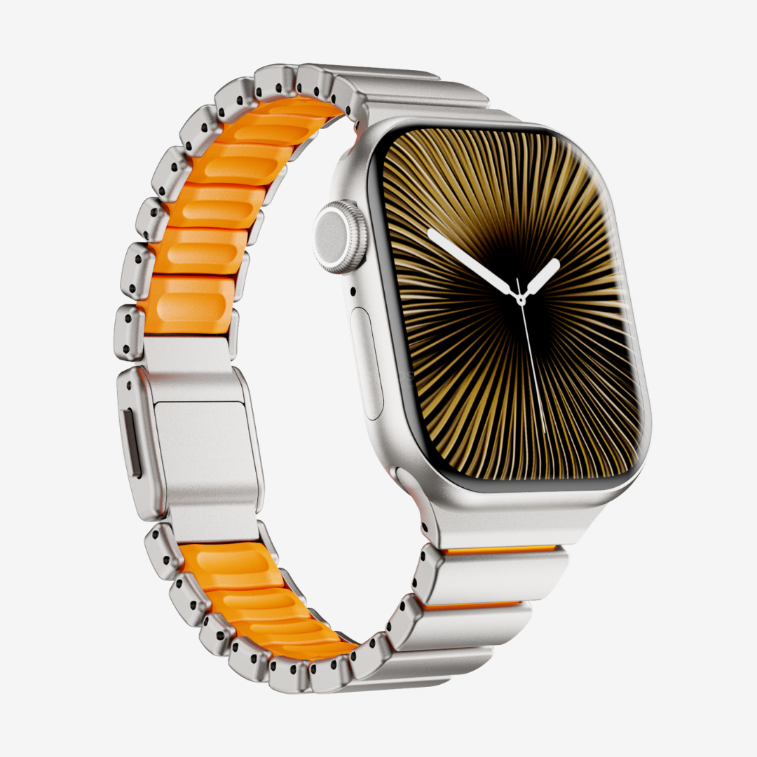 Gemini Modern Strap - Titanium Orange / 42mm/41mm/40mm - Watch Band