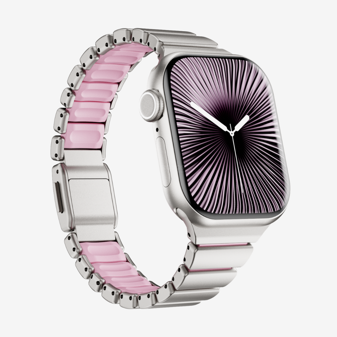 Gemini Modern Strap - Titanium Pink / 42mm/41mm/40mm - Watch Band