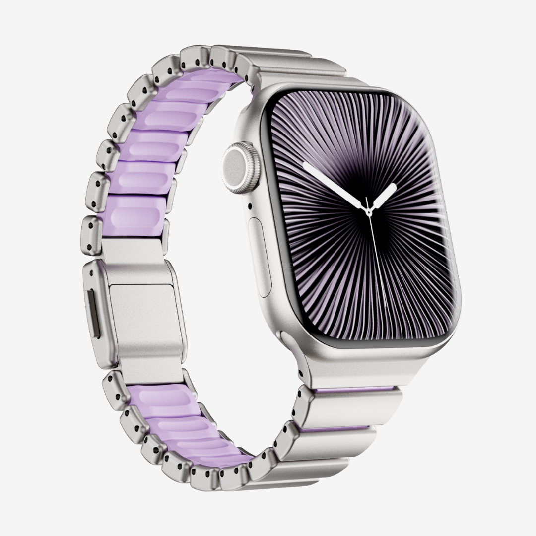 Gemini Modern Strap - Titanium Purple / 42mm/41mm/40mm - Watch Band