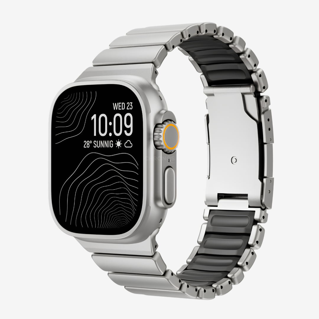 GEMINI Titanium Band - Titanium / 46mm/45mm/44mm - Watch Band