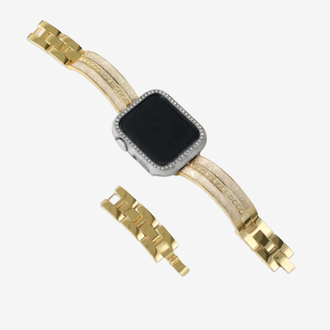 Glimmer Bracelet For Apple Watch - Gold / 49mm/46mm/45mm/44mm - Watch Band