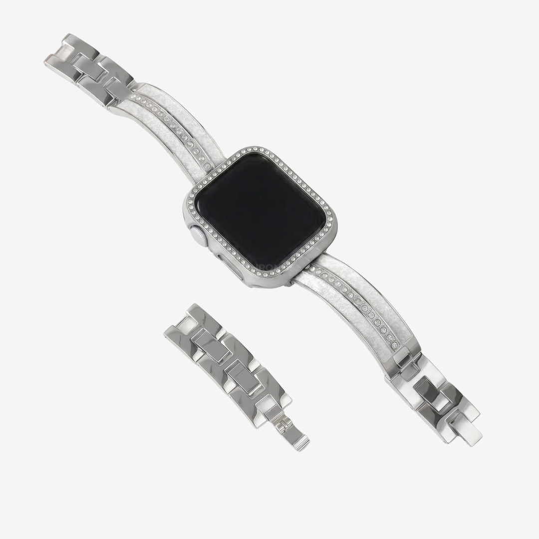 Glimmer Bracelet For Apple Watch - Silver / 49mm/46mm/45mm/44mm - Watch Band