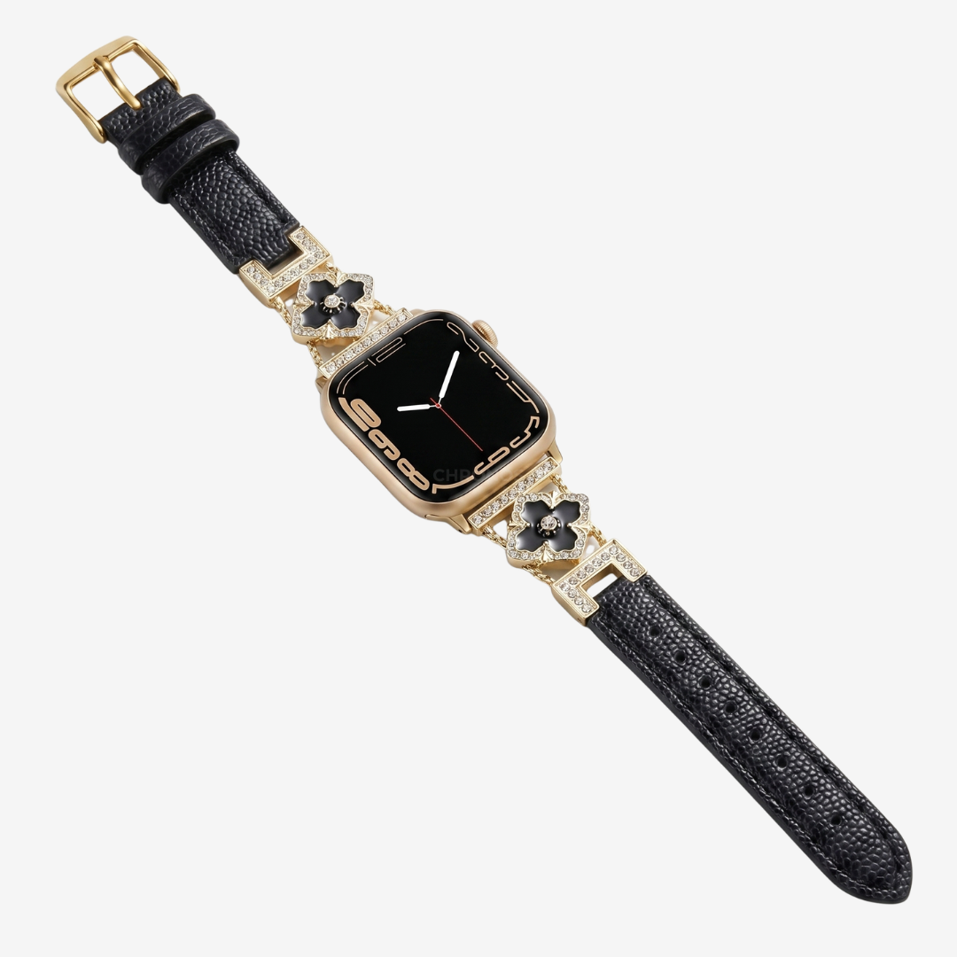 Glitter Leather Strap - Watch Band