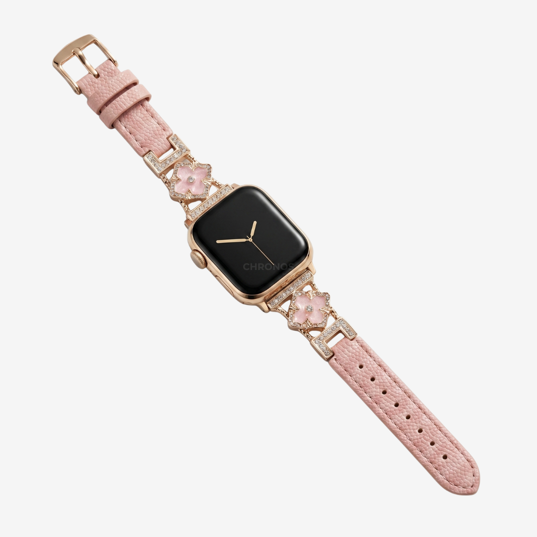 Glitter Leather Strap - Watch Band