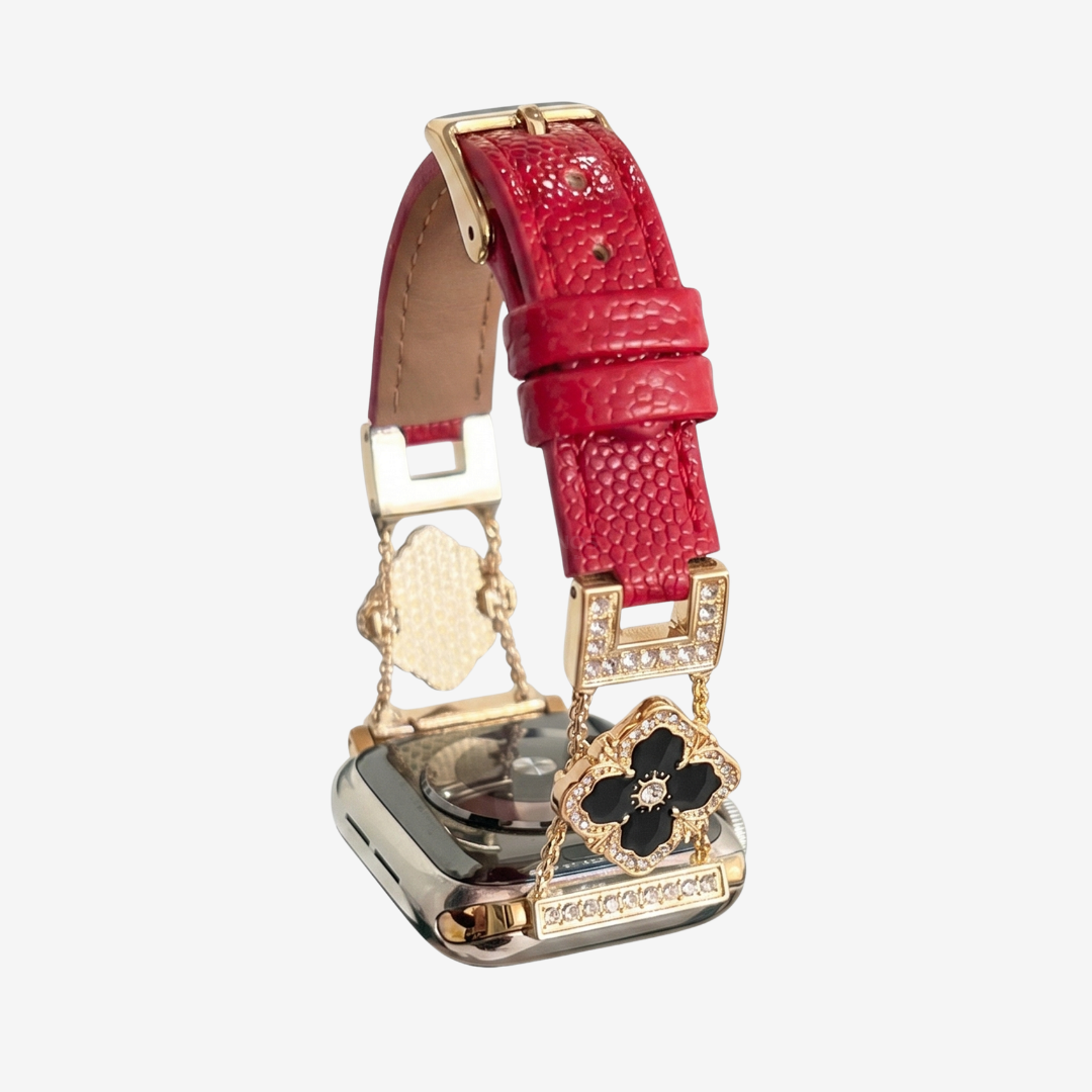 Glitter Leather Strap - Watch Band