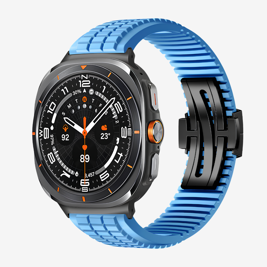 GR Modern Band Upgraded Version For Samsung Galaxy Watch - Turquoise-Black Buckle / Galaxy Watch Ultra 47mm - Watch Band