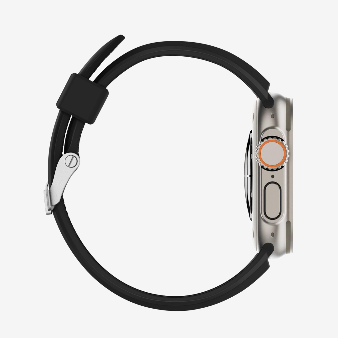 Grid Rugged Silicone Sport Band For Apple Watch - Watch Band
