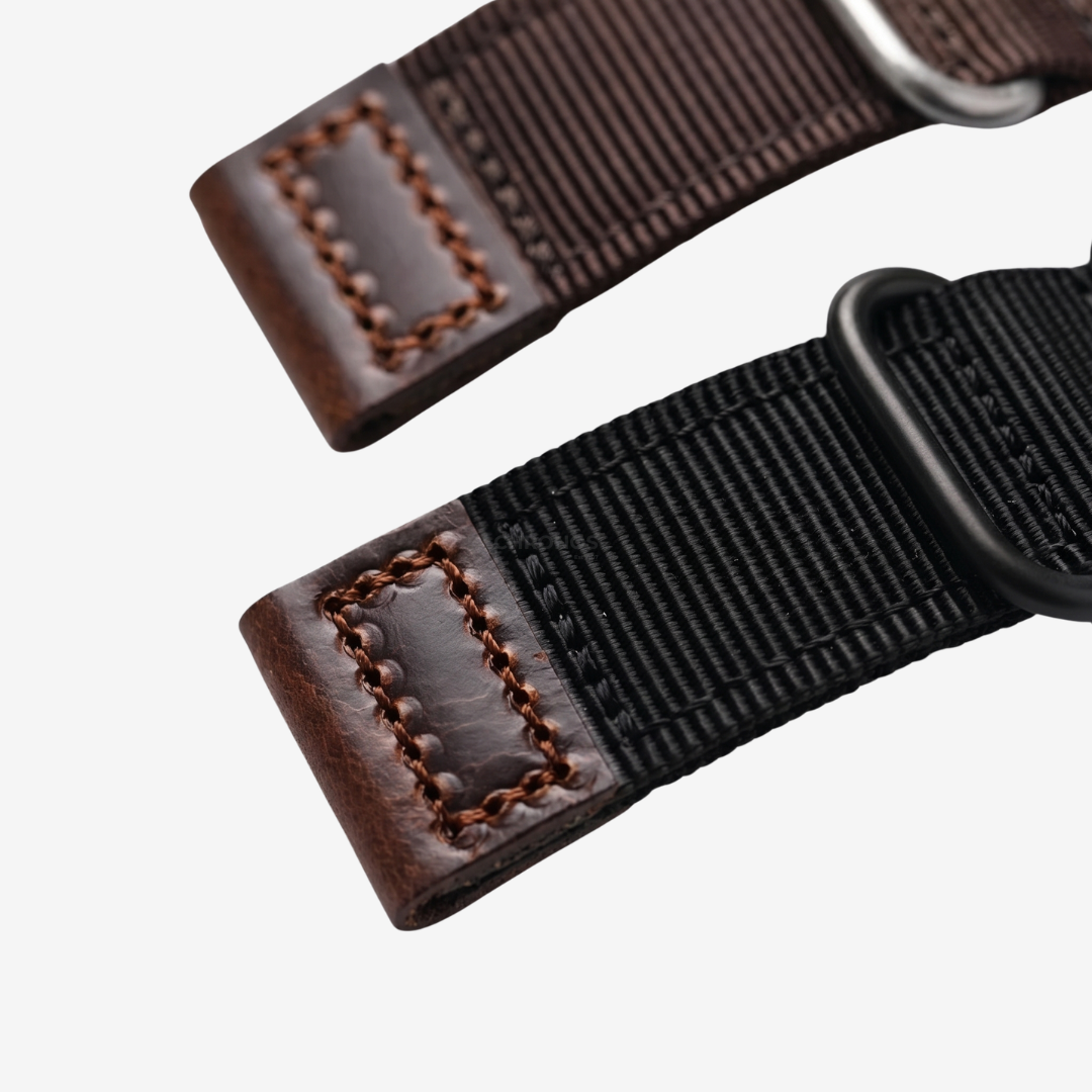 Handmade Nylon Leather Band For Apple Watch - Watch Band
