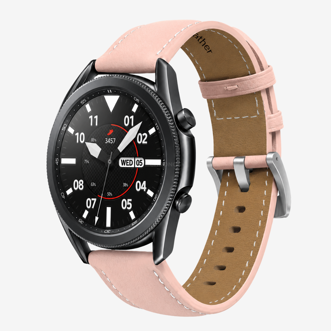 Huawei Watch Band - Quick-Release 20Mm (Cuir Véritable) - Light Pink - Watch Band