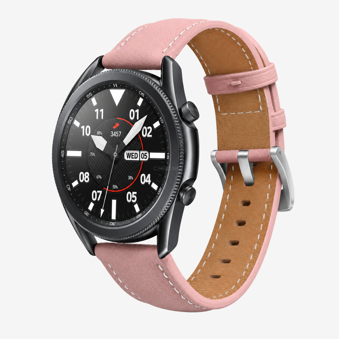 Huawei Watch Band - Quick-Release 22Mm (Cuir Véritable) - Pink - Watch Band