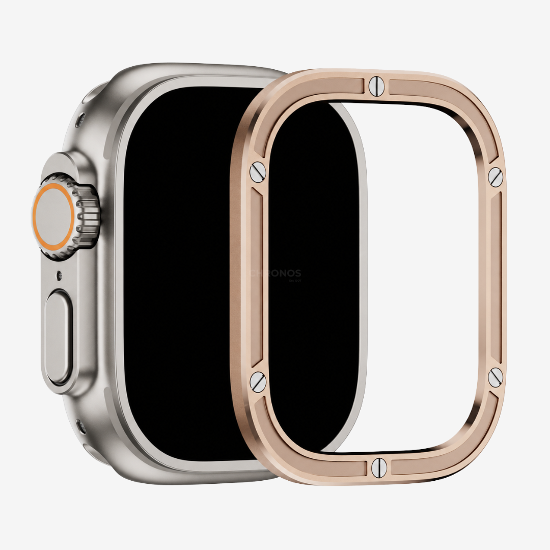 Immortal Steel Nail Protection Circle For Apple Watch Ultra - Rose / 49mm - Watch Band