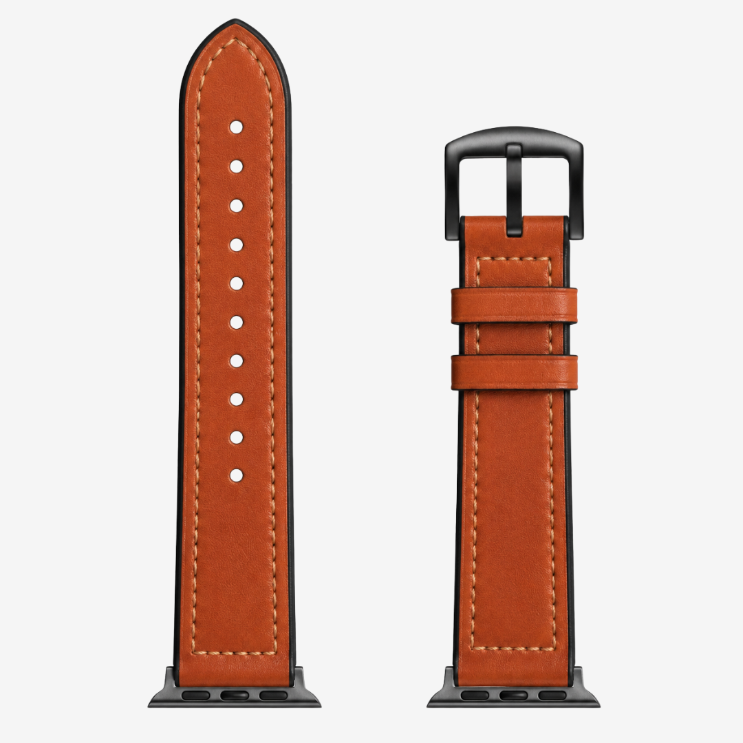 Leather Silicone Apple Watch Band - Watch Band