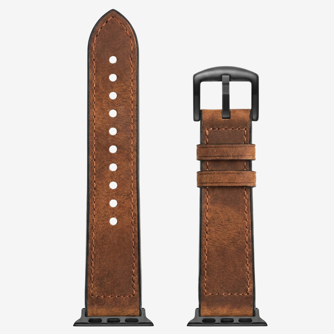 Leather Silicone Apple Watch Band - Watch Band