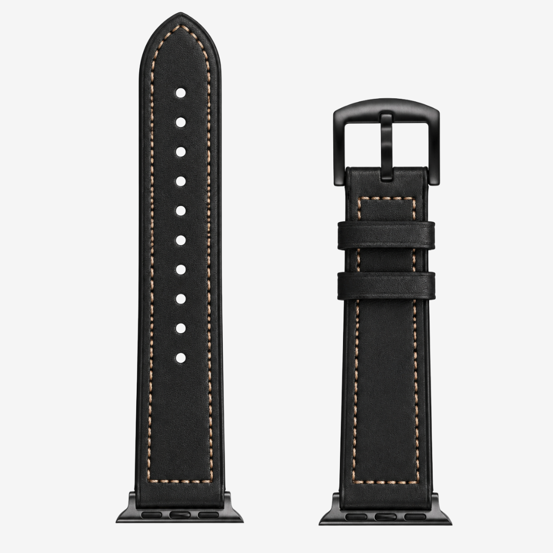 Leather Silicone Apple Watch Band - Watch Band