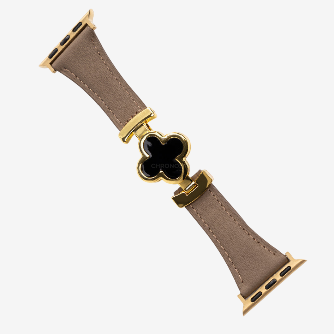 Lucky Leather Strap - Khaki / 49mm/46mm/45mm/44mm - Watch Band