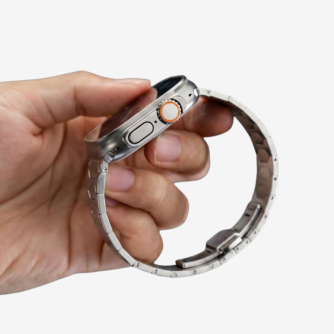 Luxe Stainless Steel Band For Apple Watch - Watch Band