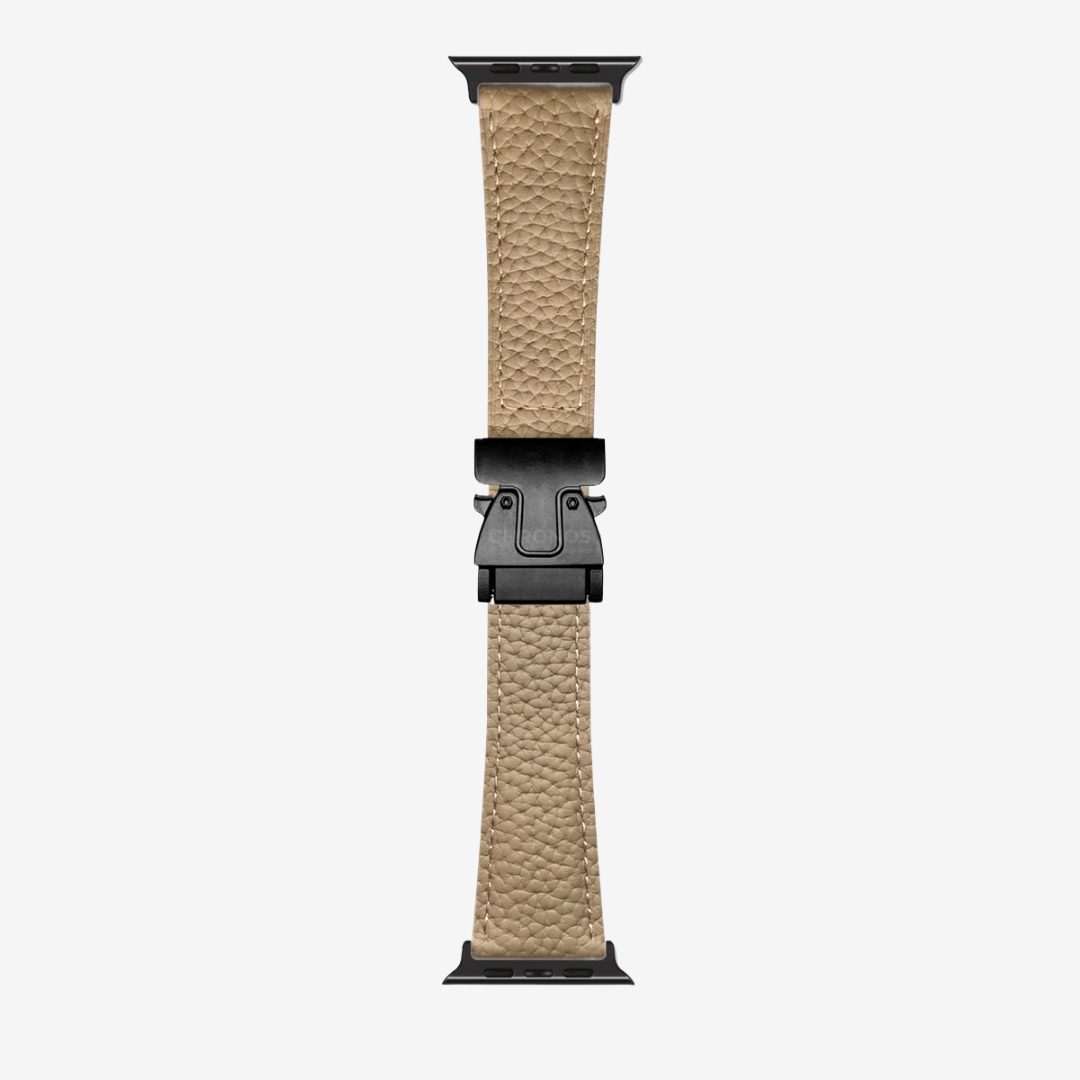 Magnetic Buckle Leather Strap For Apple Watch - Watch Band