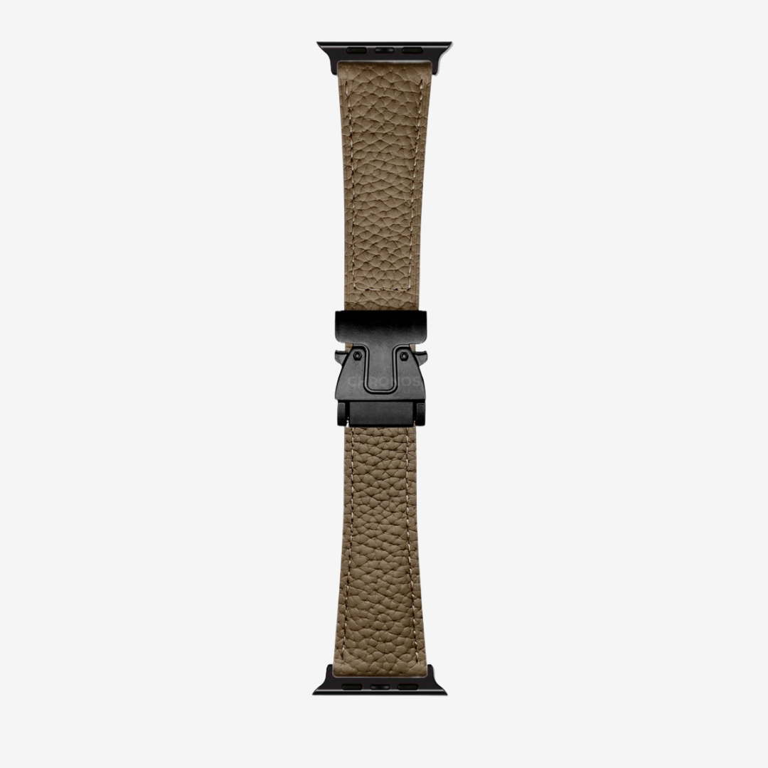 Magnetic Buckle Leather Strap For Apple Watch - Watch Band