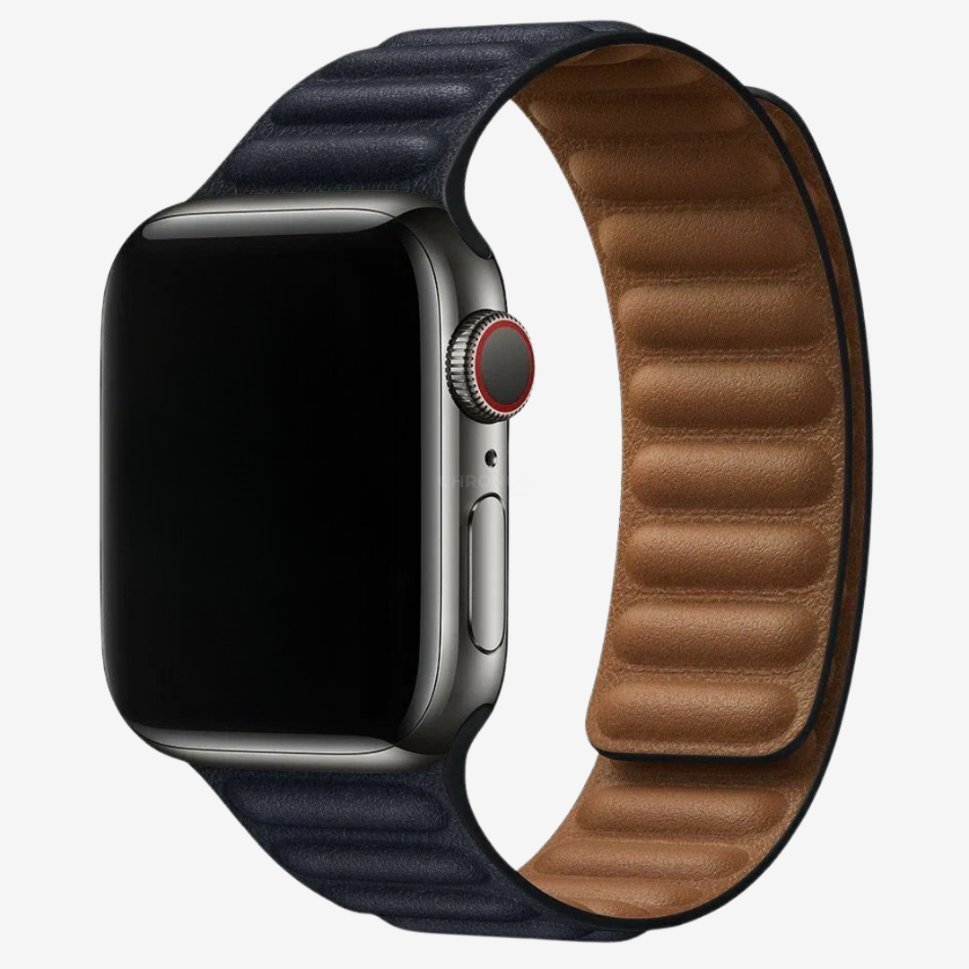 Magnetic Leather Link Band - Watch Band