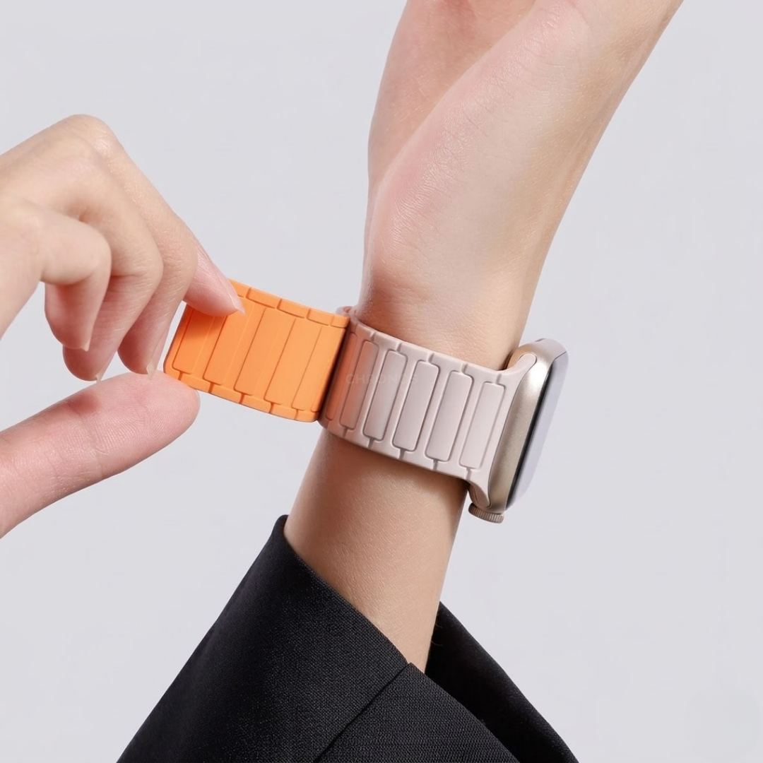 Magnetic Silicone Strap For Apple Watch - Watch Band