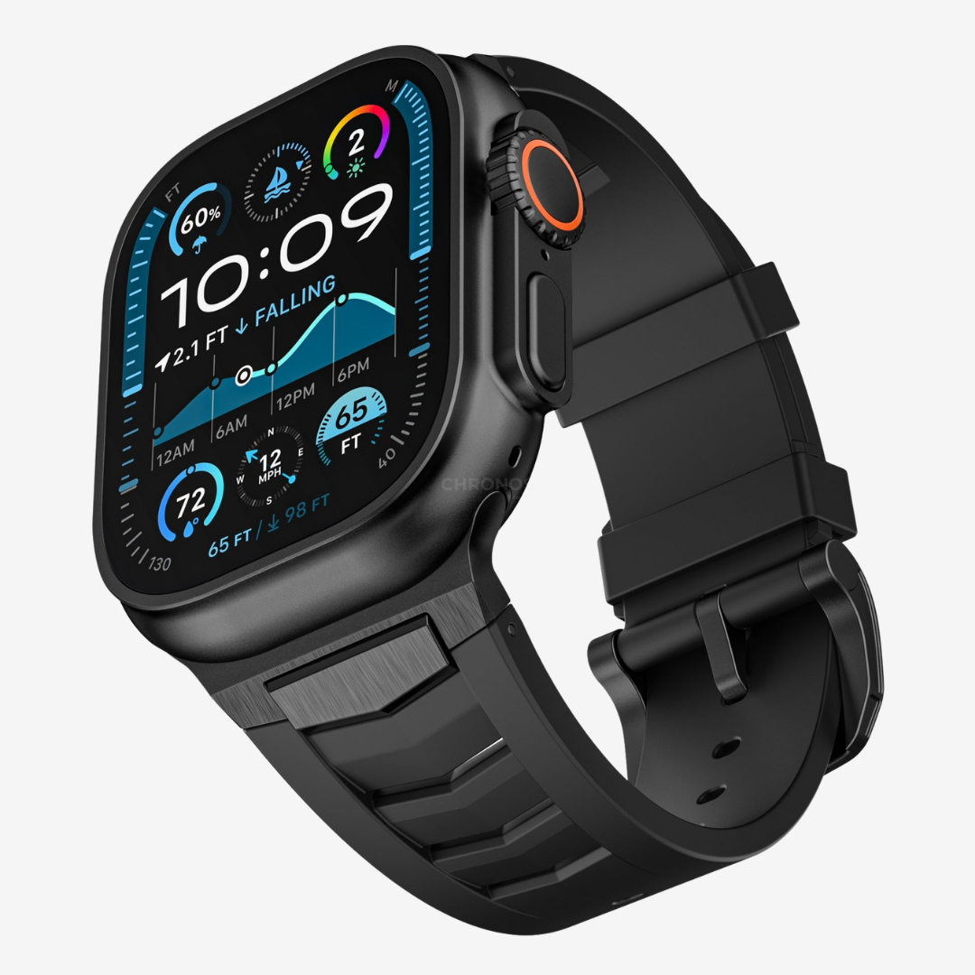 Mecha Fluororubber Band For Apple Watch - Watch Band