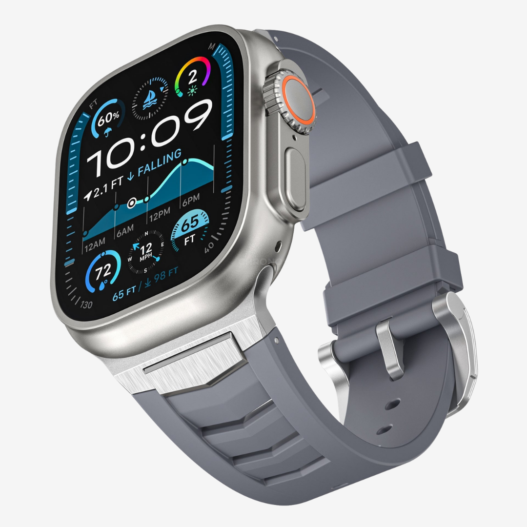Mecha Fluororubber Band For Apple Watch - Watch Band