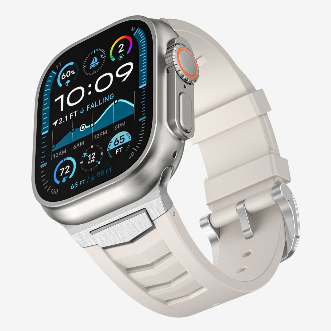 Mecha Fluororubber Band For Apple Watch - Watch Band