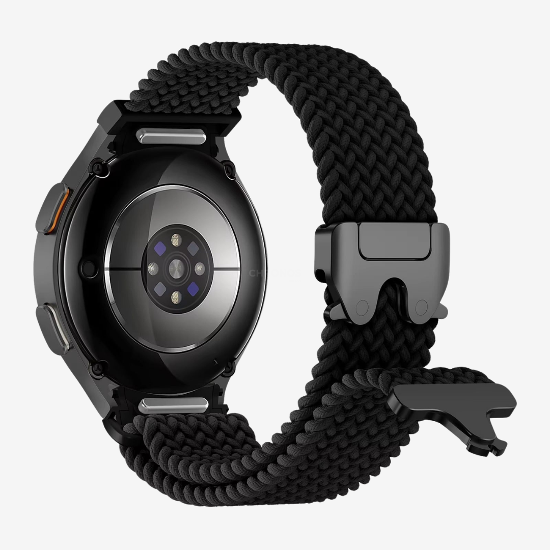 Samsung Watch Band - 20Mm (Nylon Tressé) - Black - Watch Band