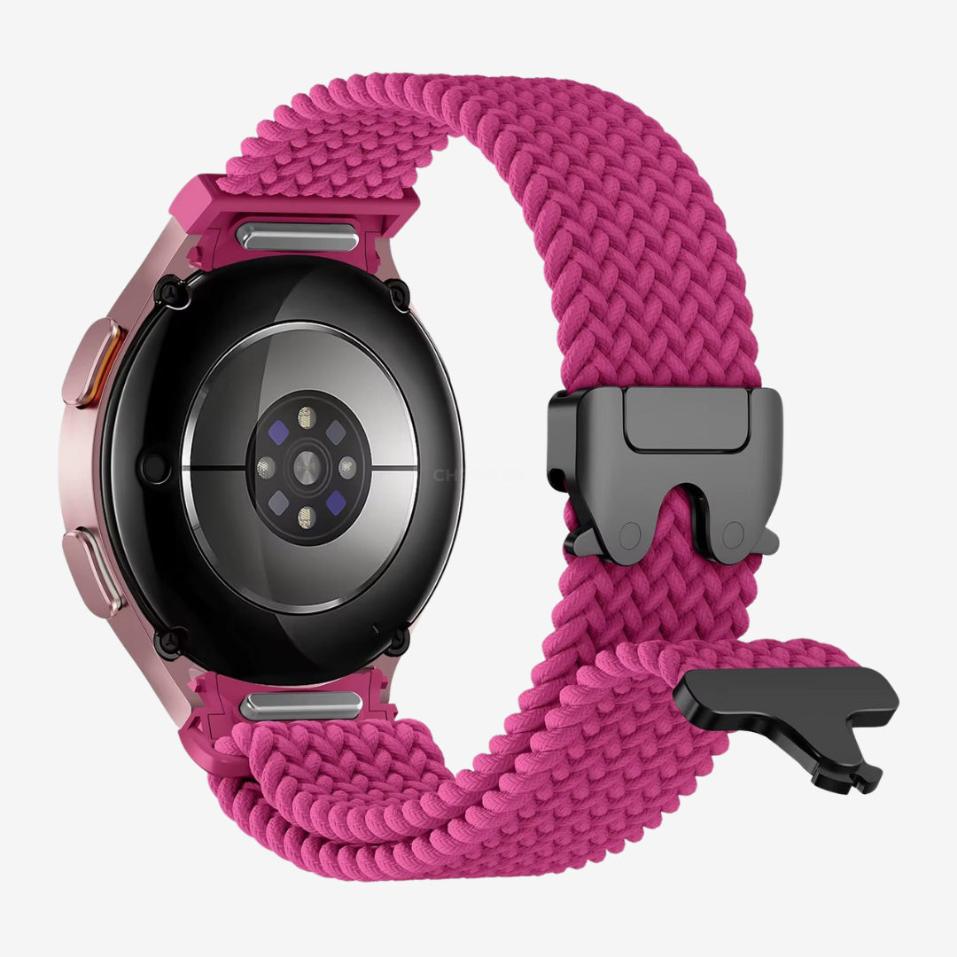 Samsung Watch Band - 20Mm (Nylon Tressé) - Hot Pink - Watch Band