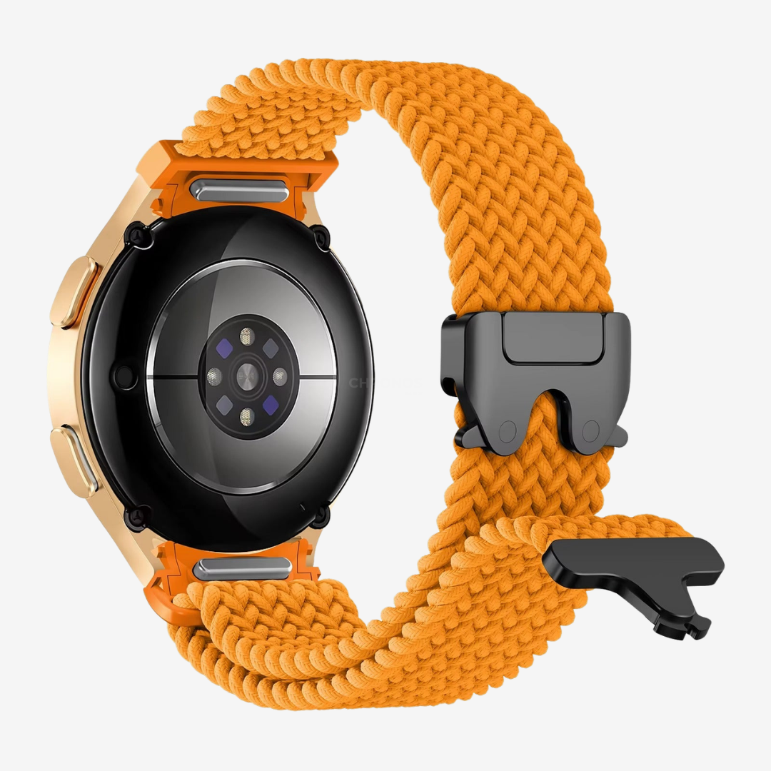Samsung Watch Band - 20Mm (Nylon Tressé) - Orange - Watch Band