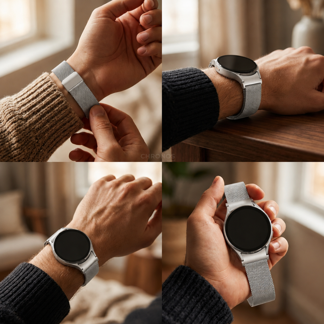 Samsung Watch Band - 20Mm (Acier Inoxydable Magnétique) - Watch Band