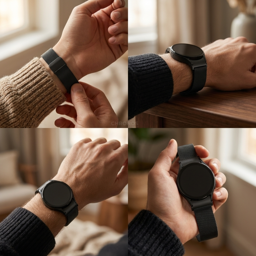 Samsung Watch Band - 20Mm (Acier Inoxydable Magnétique) - Watch Band