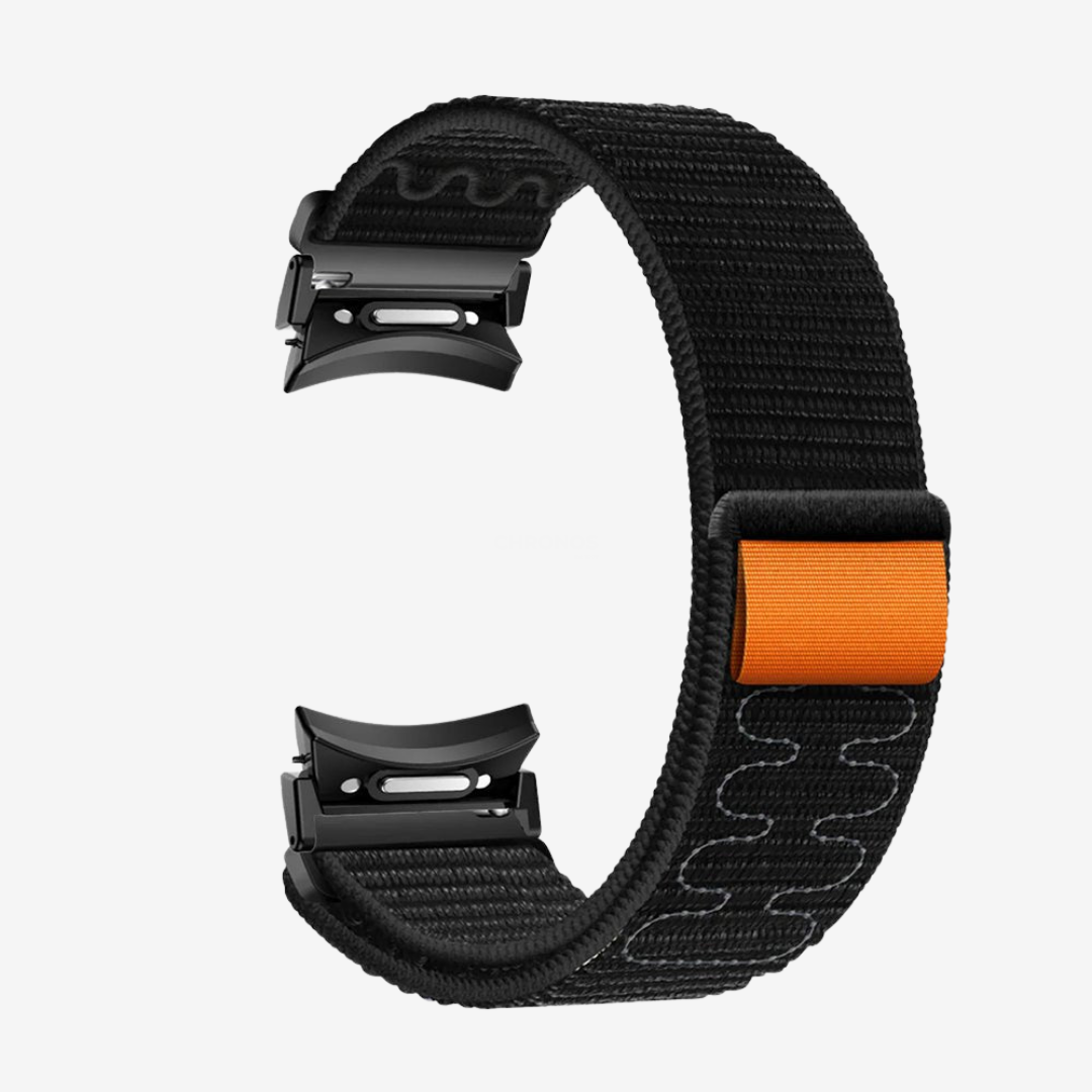 Samsung Watch Band - 20Mm (Nylon Sportif) - Full Black - Watch Band