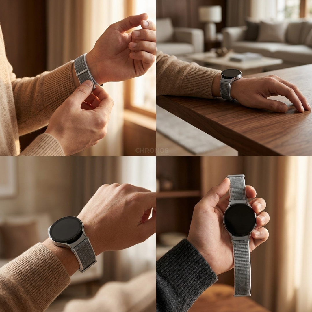 Samsung Watch Band - 20Mm (Nylon Velour) - Watch Band