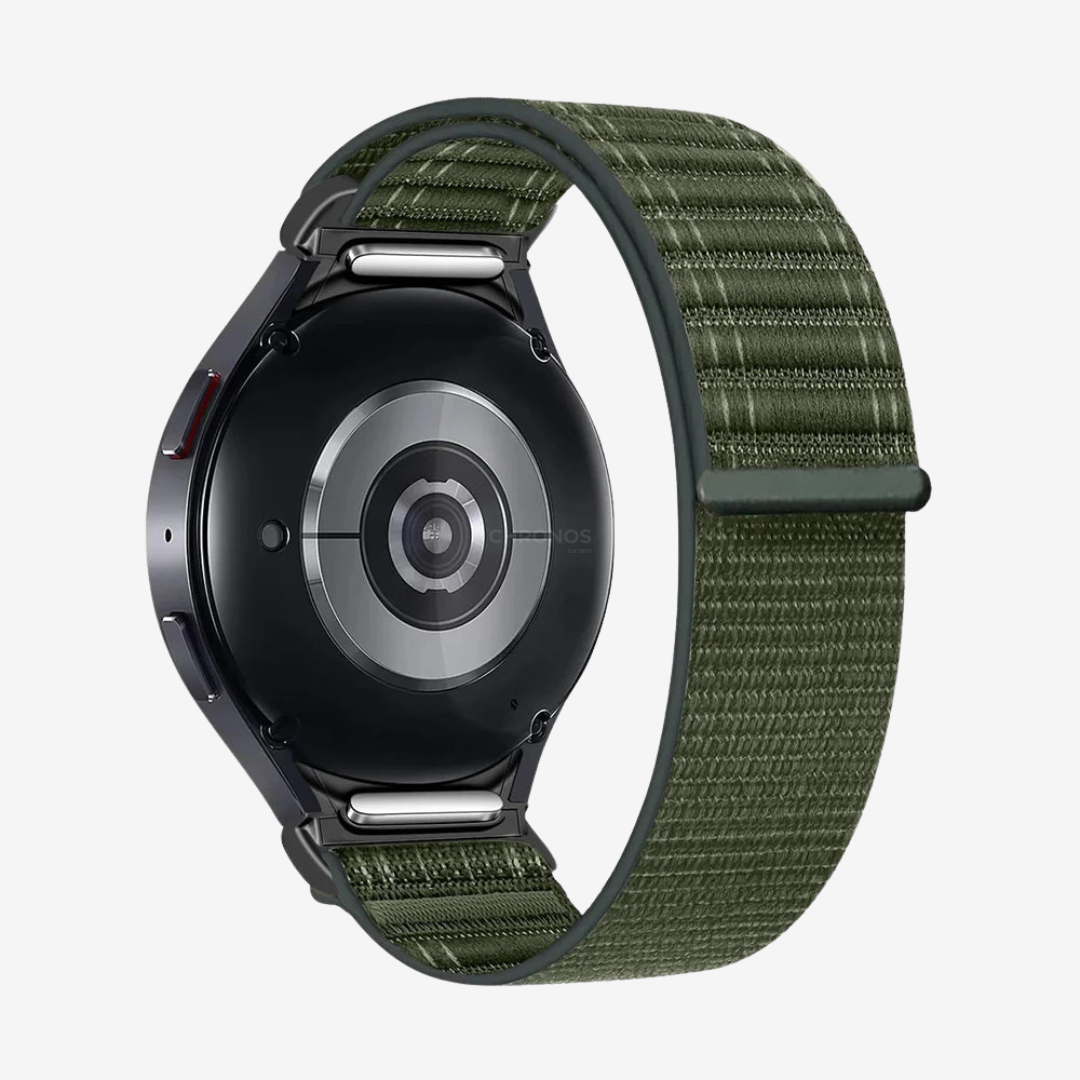 Samsung Watch Band - 20Mm (Nylon Velour) - Army Green - Watch Band