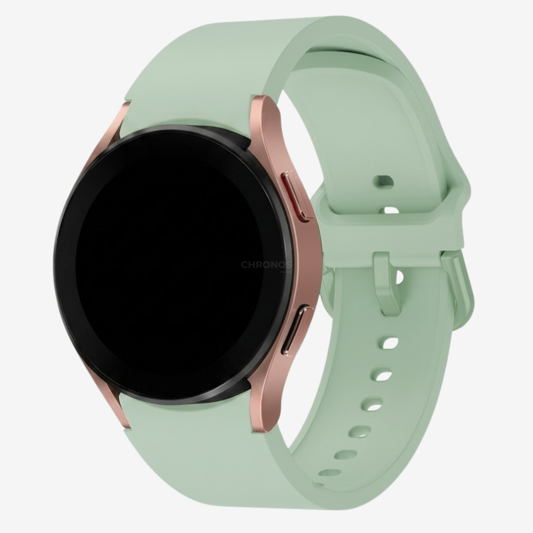 Samsung Watch Band - 20Mm (Silicone Boucle Ardillon) - Pastel Green - Watch Band