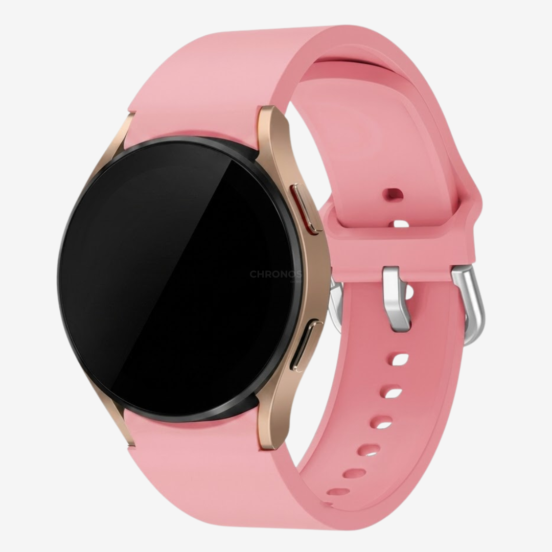 Samsung Watch Band - 20Mm (Silicone Boucle Ardillon) - Pink - Watch Band
