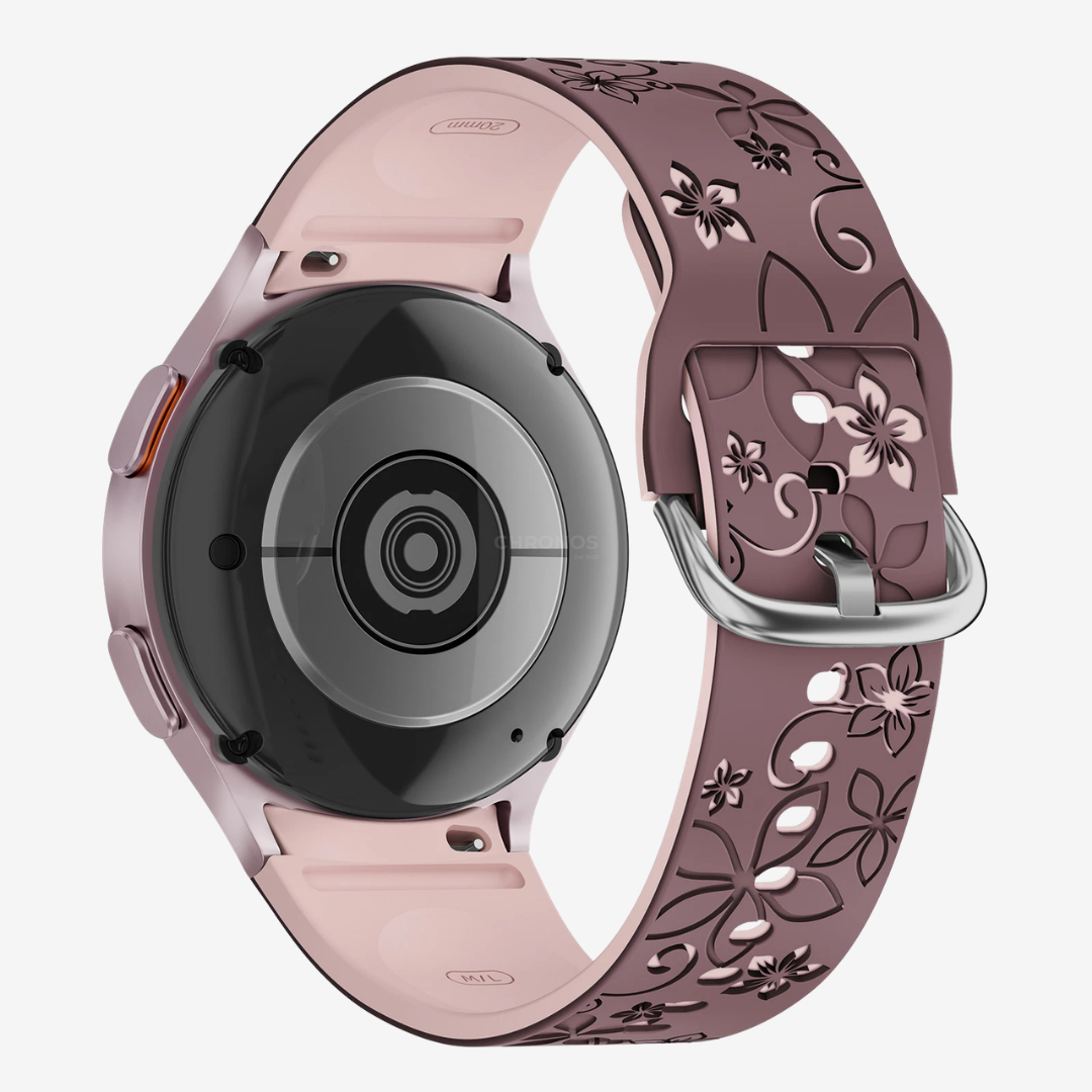 Samsung Watch Band - 20Mm (Silicone Féminin) - Violet & Pink - Watch Band