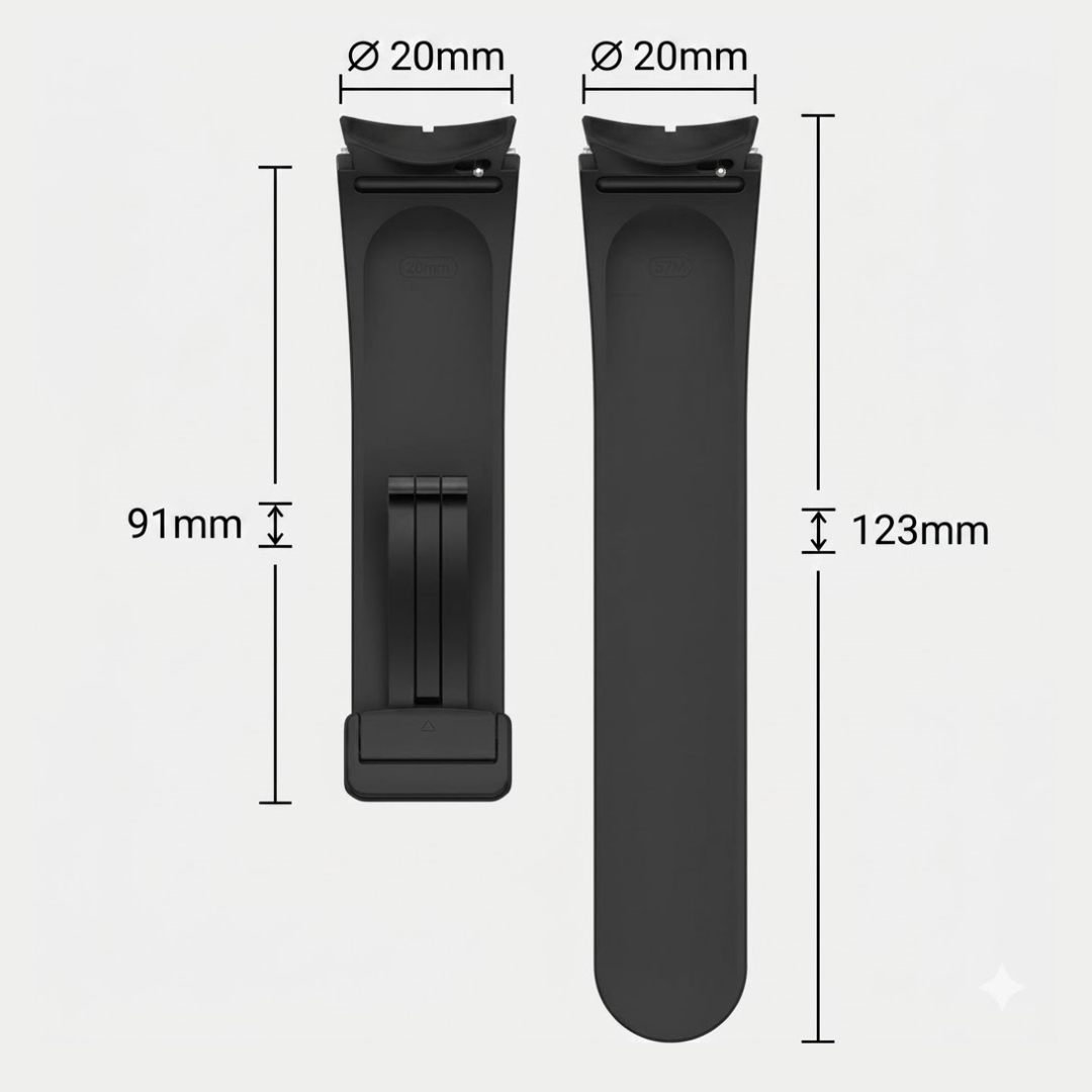 Samsung Watch Band - 20Mm (Silicone Boucle Magnétique) - Watch Band