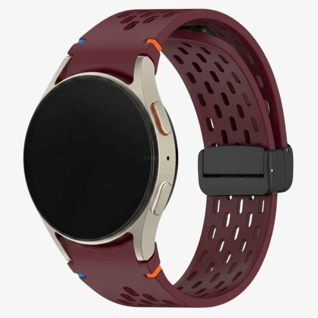 Samsung Watch Band - 20Mm (Silicone Performance) - Wine Red - Watch Band