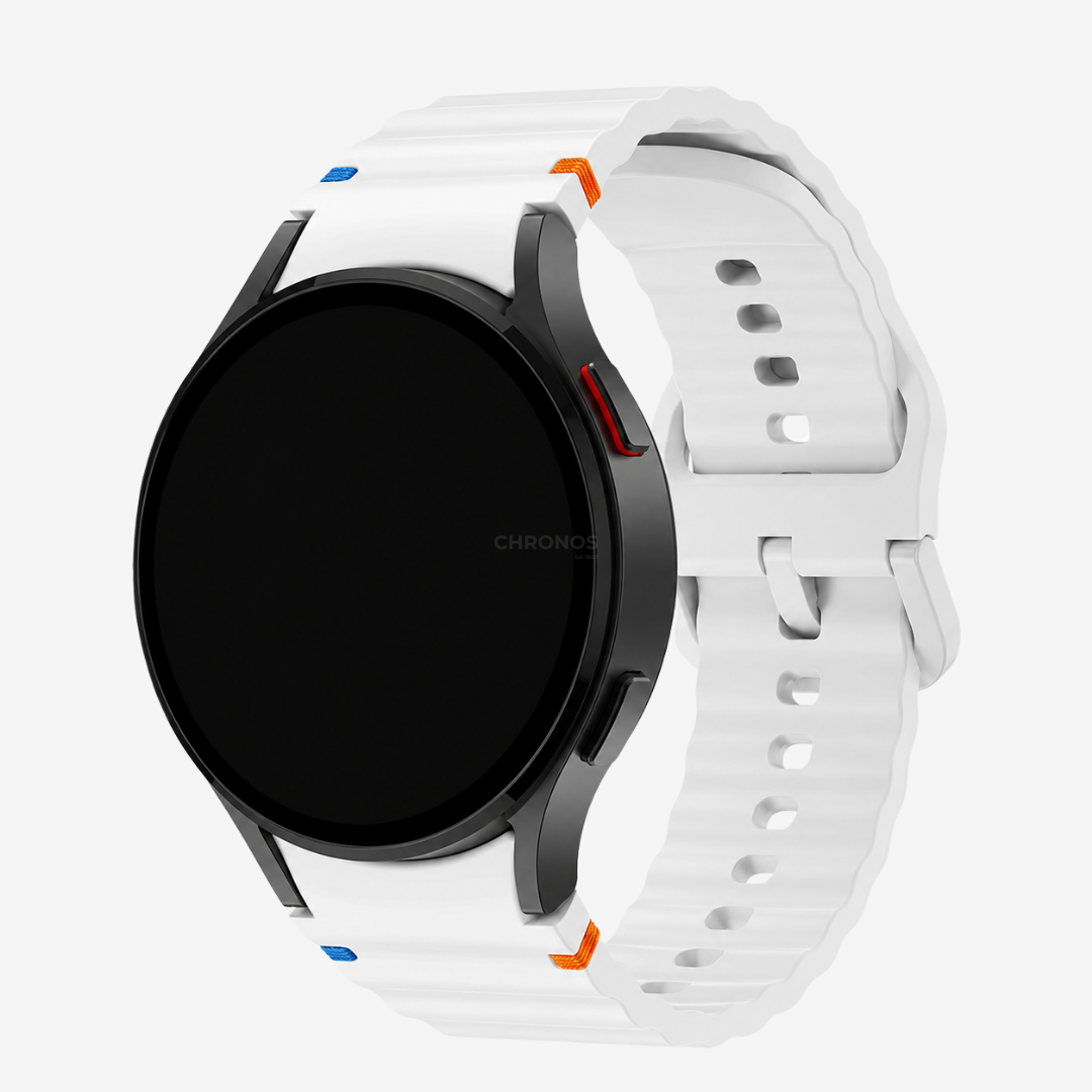 Samsung Watch Band - 20Mm (Silicone Sportif) - White - Watch Band