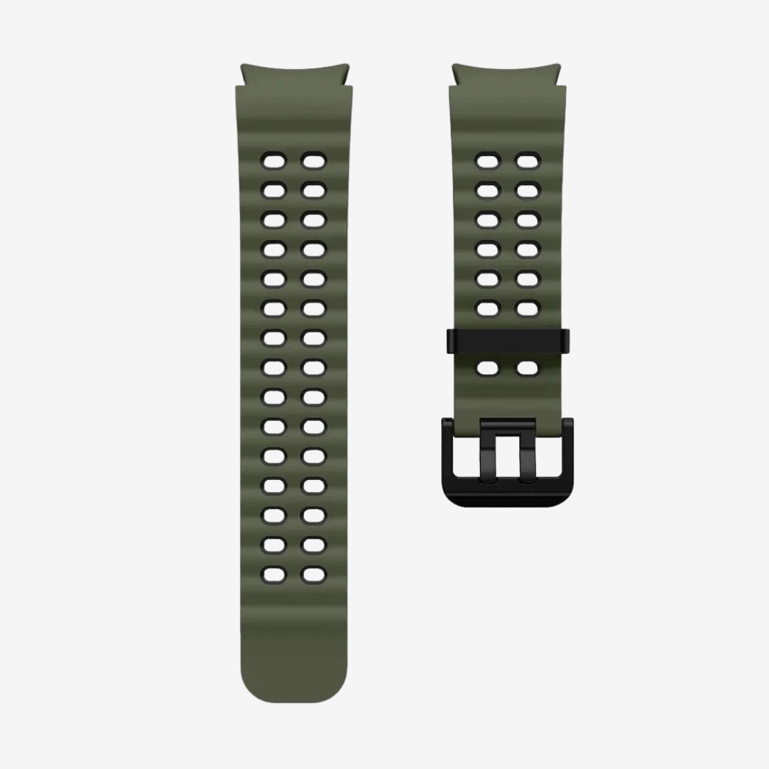 Samsung Watch Band - 20Mm (Sport Aquatique) - Army Black - Watch Band