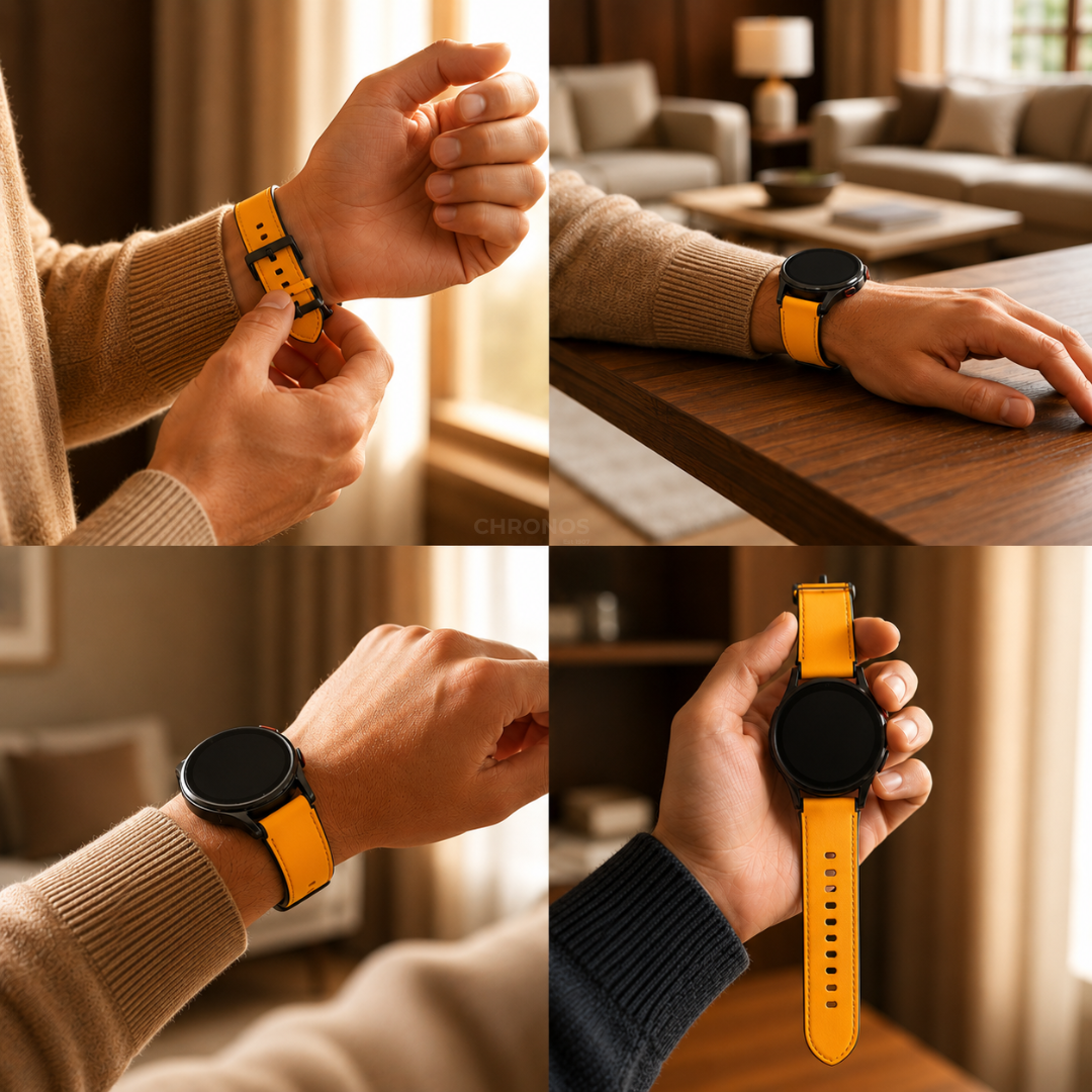 Samsung Watch Band - 20Mm (Cuir Sportif) - Watch Band