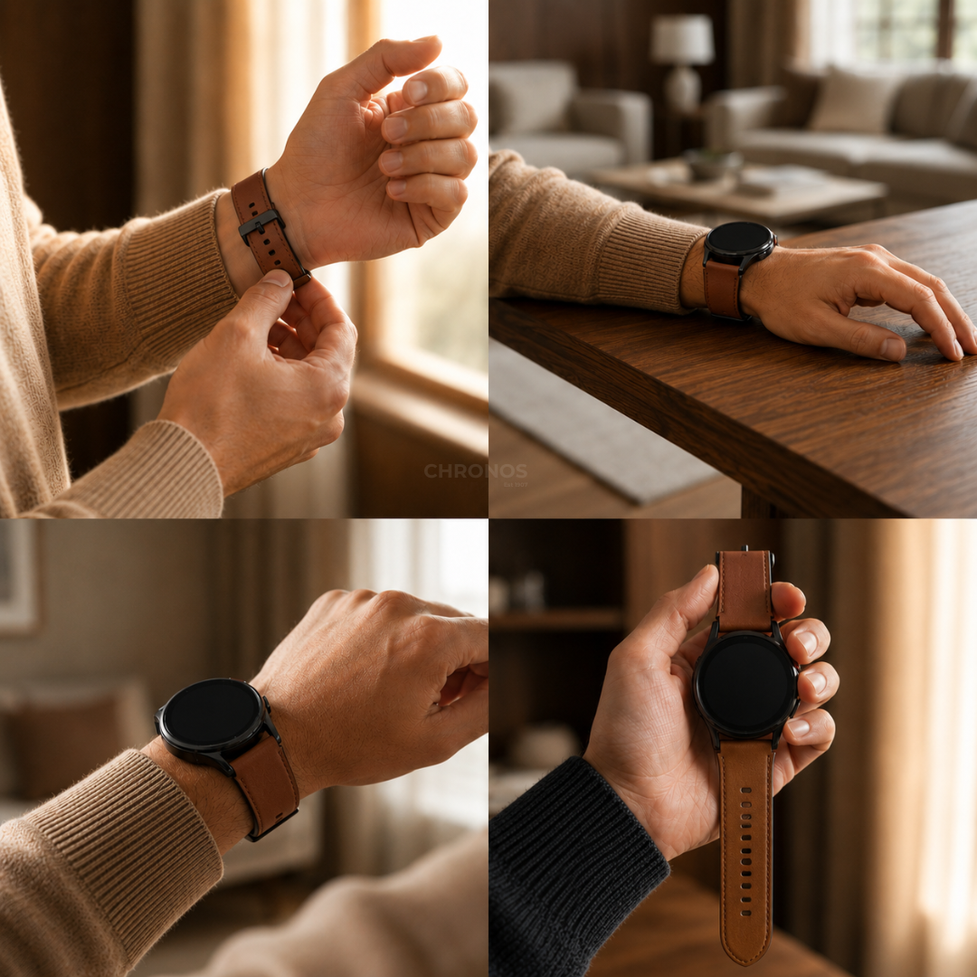 Samsung Watch Band - 20Mm (Cuir Sportif) - Watch Band