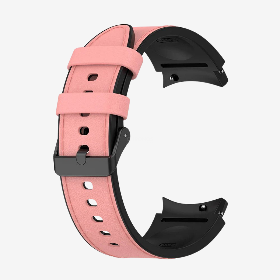 Samsung Watch Band - 20Mm (Cuir Sportif) - Pink - Watch Band