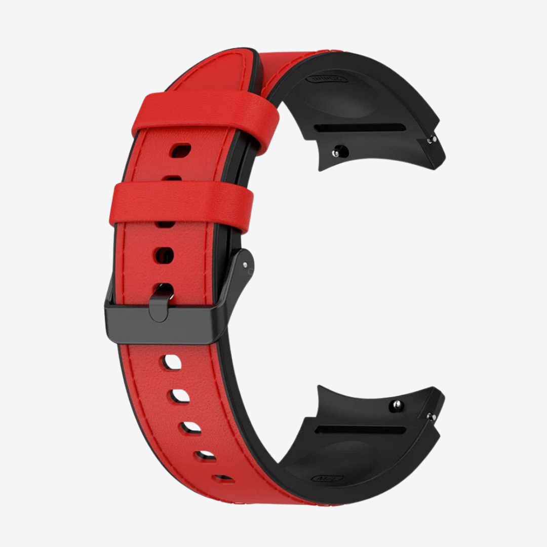 Samsung Watch Band - 20Mm (Cuir Sportif) - Red - Watch Band