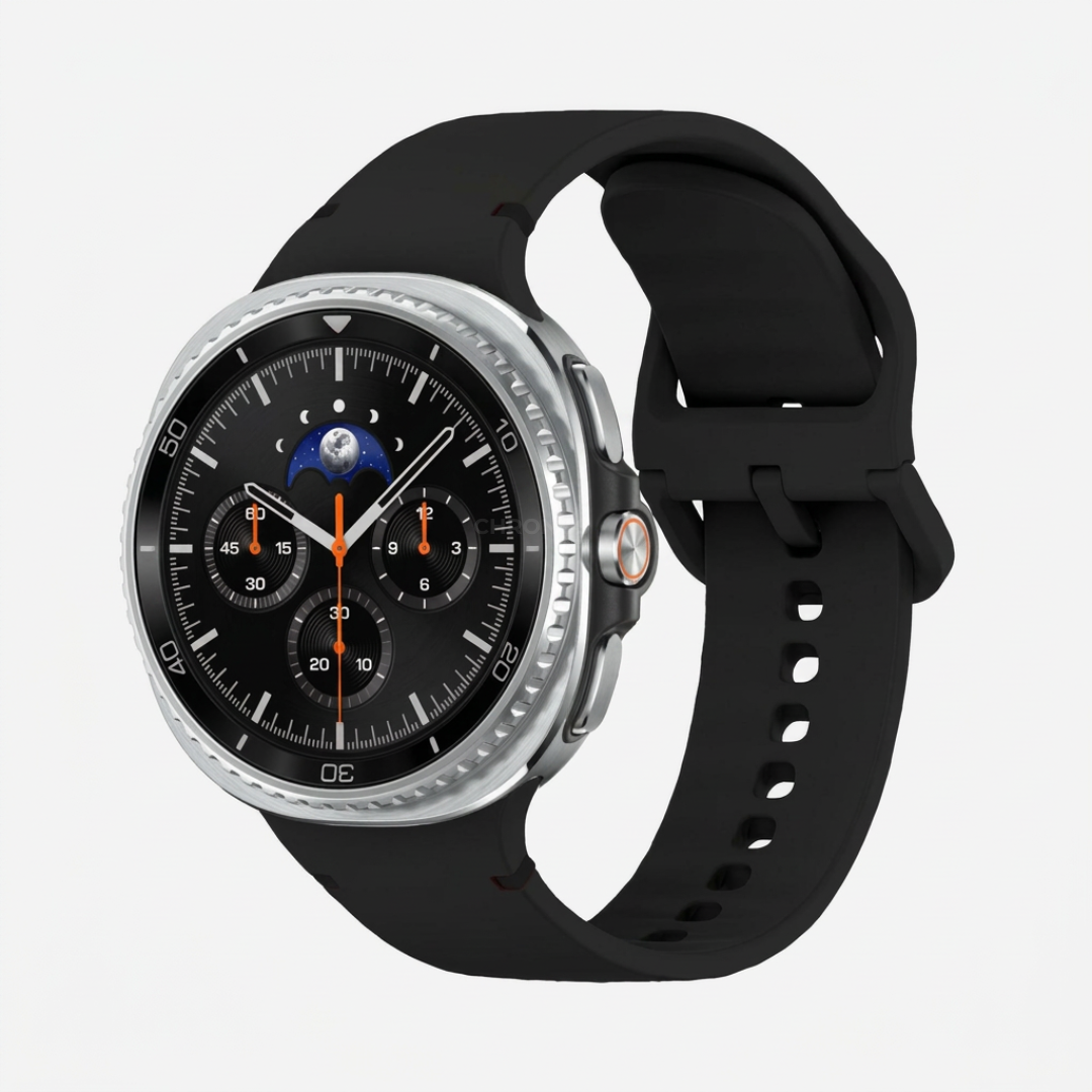 Samsung Watch Band - Galaxy Watch 8 (Classic Silicone) - Black - Watch Band