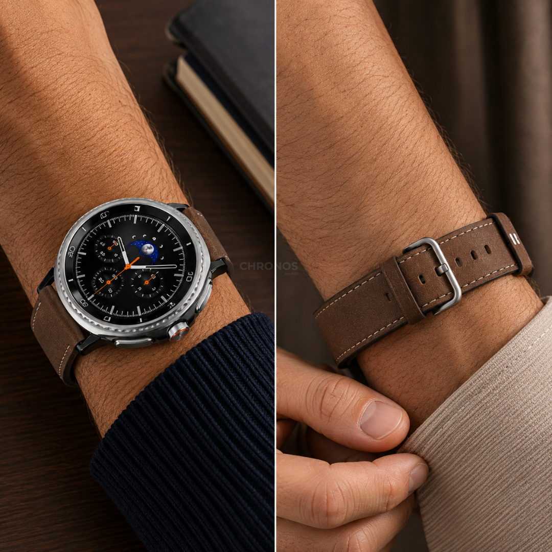 Samsung Watch Band - Galaxy Watch 8 (Genuine leather) - Watch Band